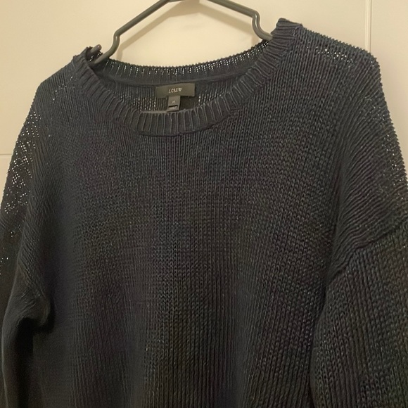 J Crew Navy Blue Knit Womens Sweater - Picture 2 of 7